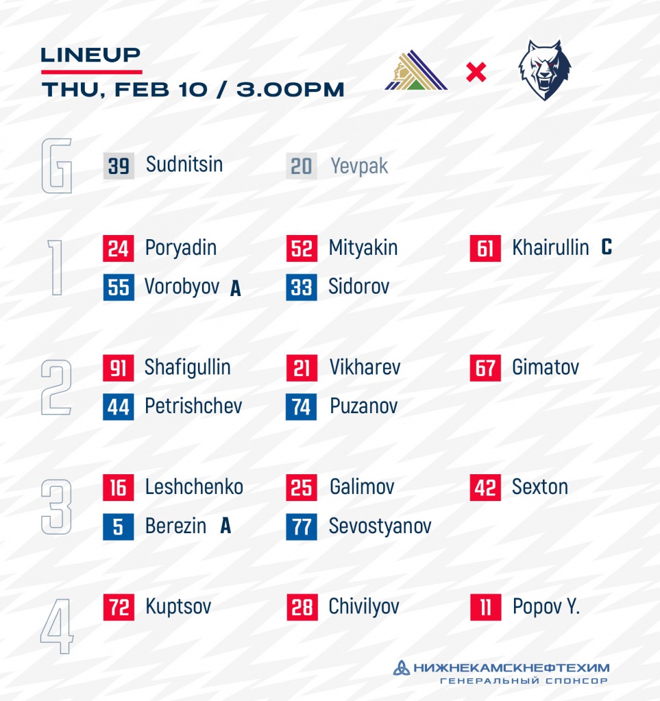 vs Salavat Yulaev