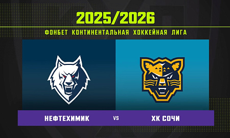 Обзор матча «Нефтехимик» – ХК «Сочи» 