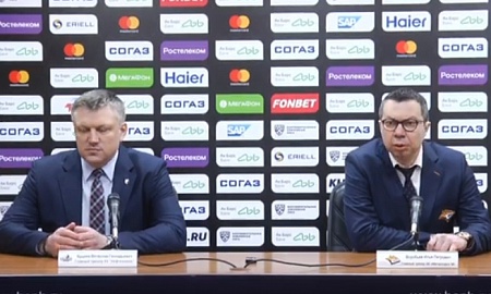 Пресс - конференция ХК "Нефтехимик" - ХК "Металлург" Мг.