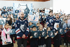 Урок КХЛ в школе №9