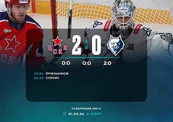 CSKA 2–0 Neftekhimik 2/25/2026
