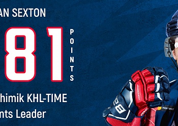 Dan Sexton is Neftekhimik KHL-Time points leader!