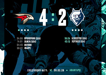 Playoffs 1st Round, Game 1: Avangard 4–2 Neftekhimik 3/24/2023