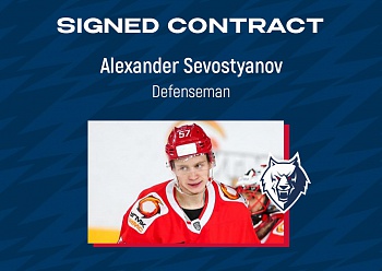 THE NEFTEKHIMIK HAVE SIGNED DEFENSEMAN Alexander Sevostyanov!