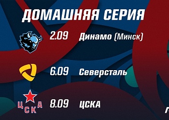 Neftekhimik first home series in 2023/2024 season