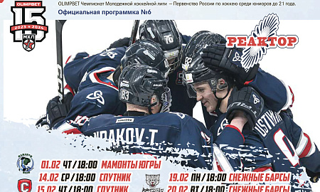 Официальная программка МХЛ  6 сезона 2023/2024 гг.)