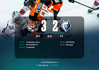 Amur 3–2 Neftekhimik 3/1/2026