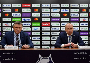 Postgame comments of head coaches of "Neftekhimik" and "Barys"