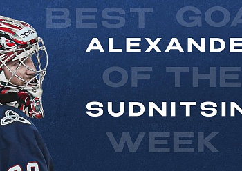 Alexander Sudnitsin is the best goalie of the week!