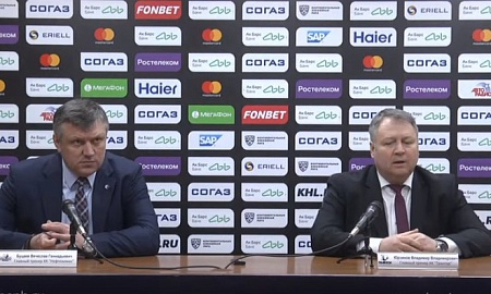 Пресс - конференция ХК "Нефтехимик" - ХК "Трактор"