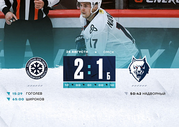 Sibir 2–1 (SO) Neftekhimik 8/25/2025