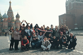 Выезд с фанатами на матч со "Спартаком"