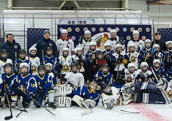 Neftekhimik players held a master class for young hockey players in Mamadysh