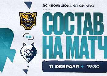 ХК «Сочи» - «Нефтехимик»: состав нашей команды