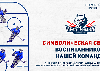 Top 6 players of «Neftekhimik» hockey school of all-time