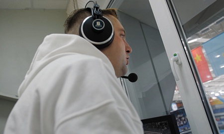 Александр Халин - голос нижнекамского хоккея Александр Халин - голос нижнекамского хоккея