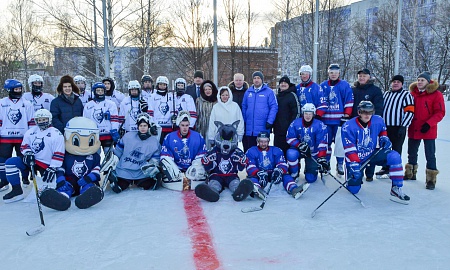 Открытие обновленного хоккейного корта в школе №25