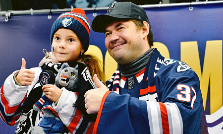 Атмосфера 1000-го матча в КХЛ