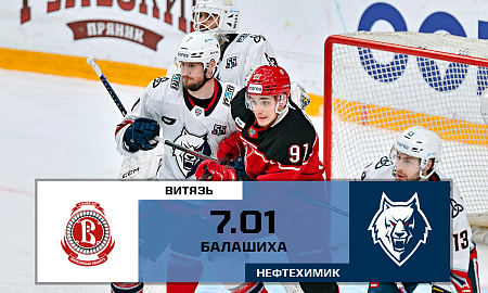 Обзор матча "Витязь" - "Нефтехимик"