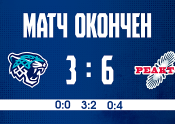 Snezhnye Barsy 3–6 Reaktor 11/19/2025 Snezhnye Barsy 3–6 Reaktor 11/19/2025