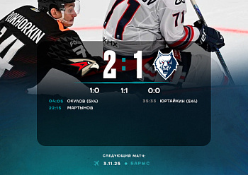 Avangard 2–1 Neftekhimik 11/1/2025 Avangard 2–1 Neftekhimik 11/1/2025