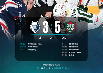 Neftekhimik 3–5 Ak Bars 8/30/2025 Neftekhimik 3–5 Ak Bars 8/30/2025
